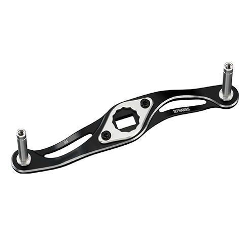 ダイワ SLPW 90mm MC クランクハンドル ブラック・シルバー｜リール カスタム 替えハンドル daiwa
