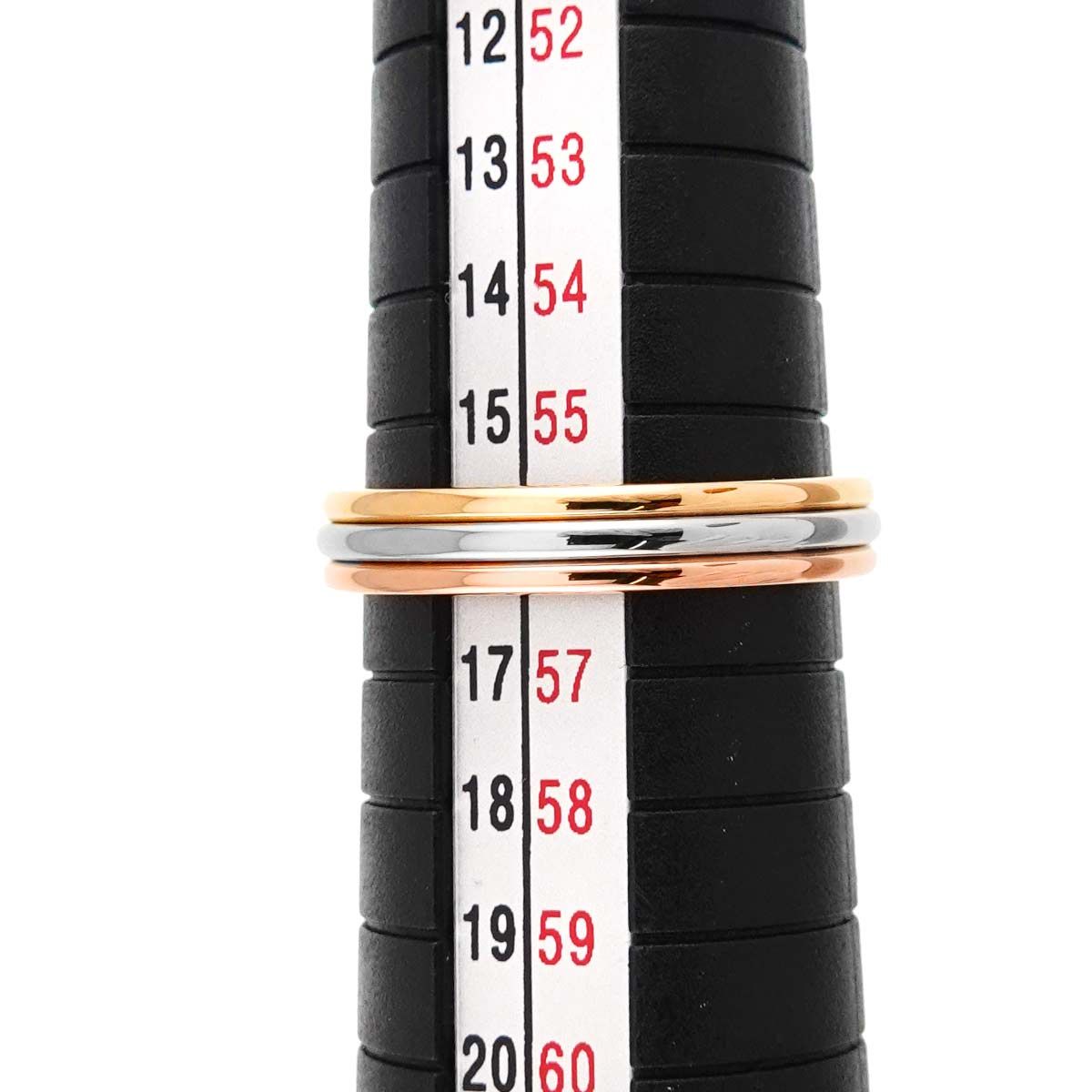 カルティエ Cartier ヴァンドーム #56 リング K18 YG WG PG スリー 