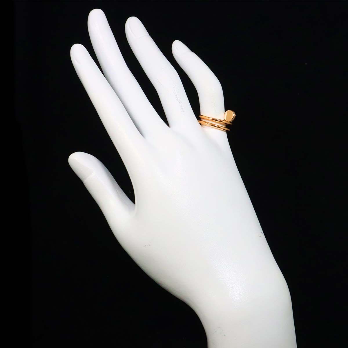 カルティエ Cartier ジュストアンクル ダブル #49 リング ダイヤ K18