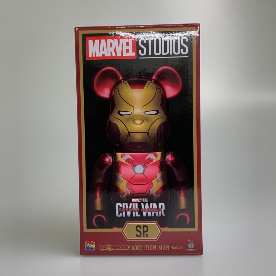 中古品】 BE@RBRICK 400% IRON MAN Mark 46 MARVEL CIVIL WAR SP賞
