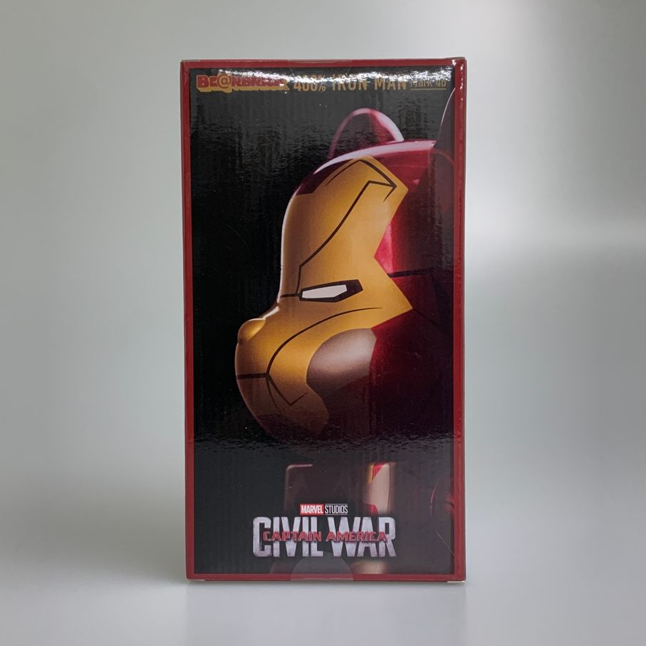 中古品】 BE@RBRICK 400% IRON MAN Mark 46 MARVEL CIVIL WAR SP賞