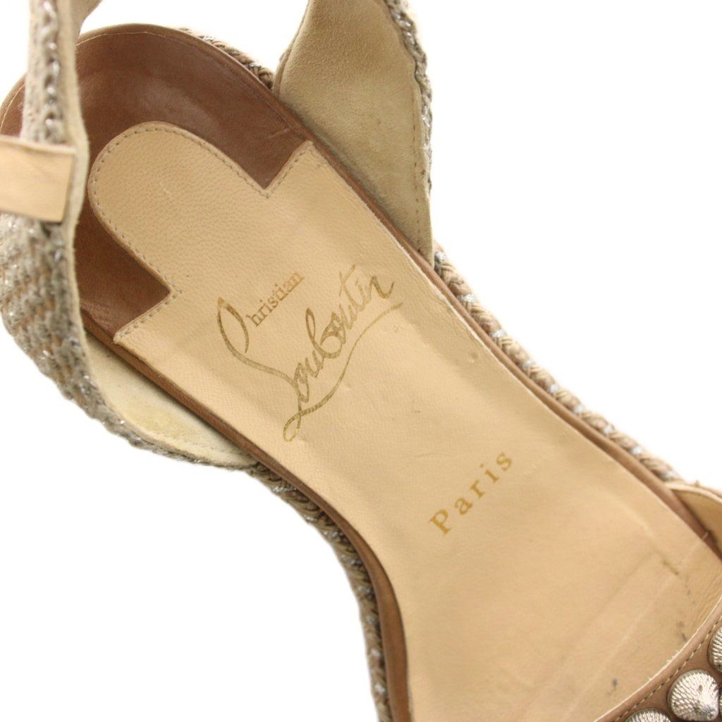 クリスチャンルブタン Christian louboutin サンダル ウェッジソール