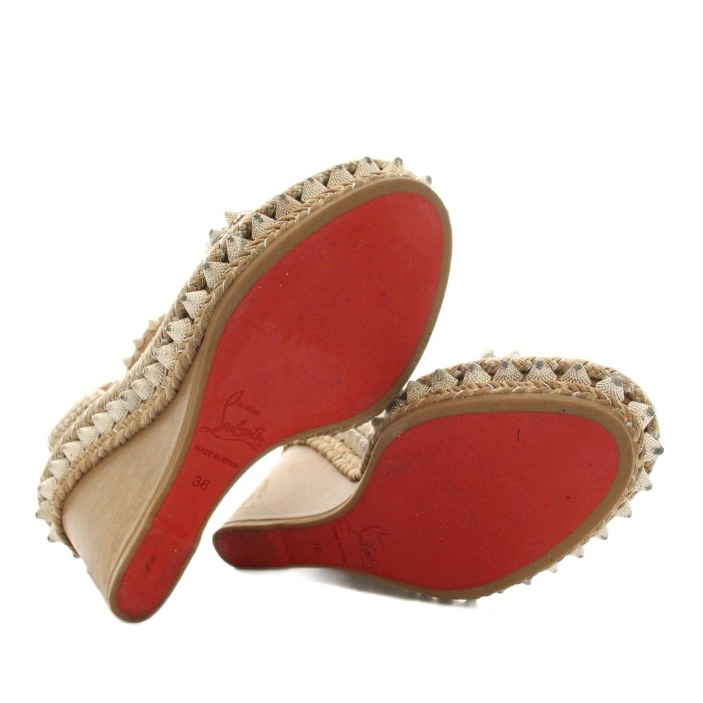 クリスチャンルブタン Christian louboutin サンダル ウェッジソール