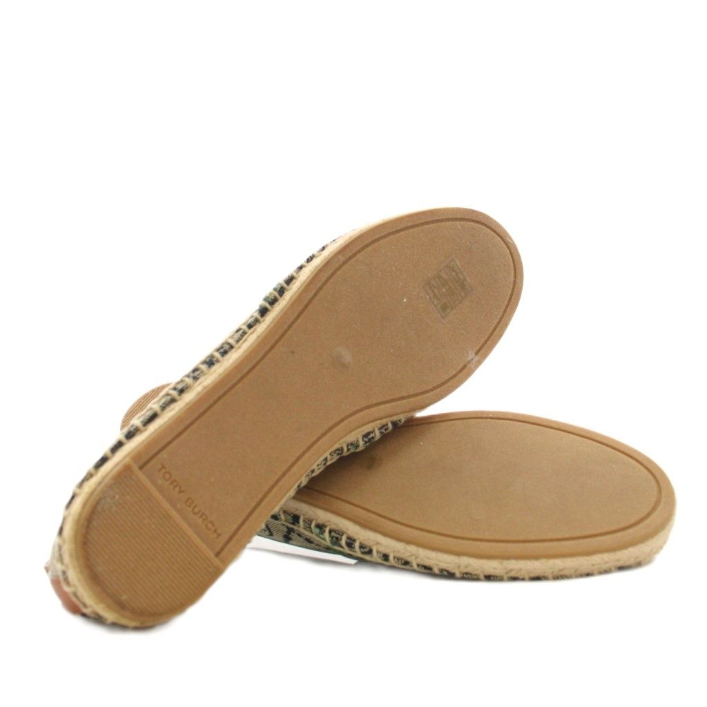 トリーバーチ TORY BURCH Tモノグラム ジャカード エスパドリーユ