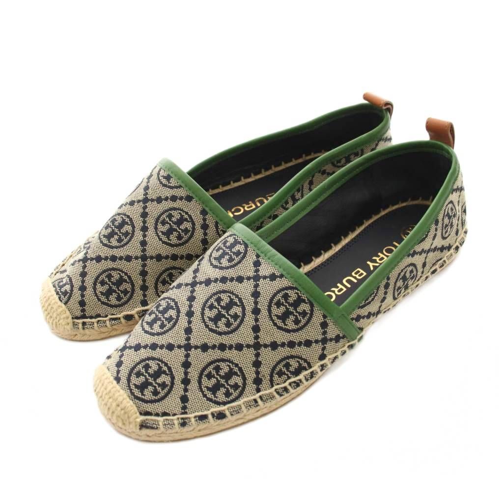 トリーバーチ TORY BURCH Tモノグラム ジャカード エスパドリーユ トリーバーチ TORY BURCH Tモノグラム ジャカード エスパドリーユ