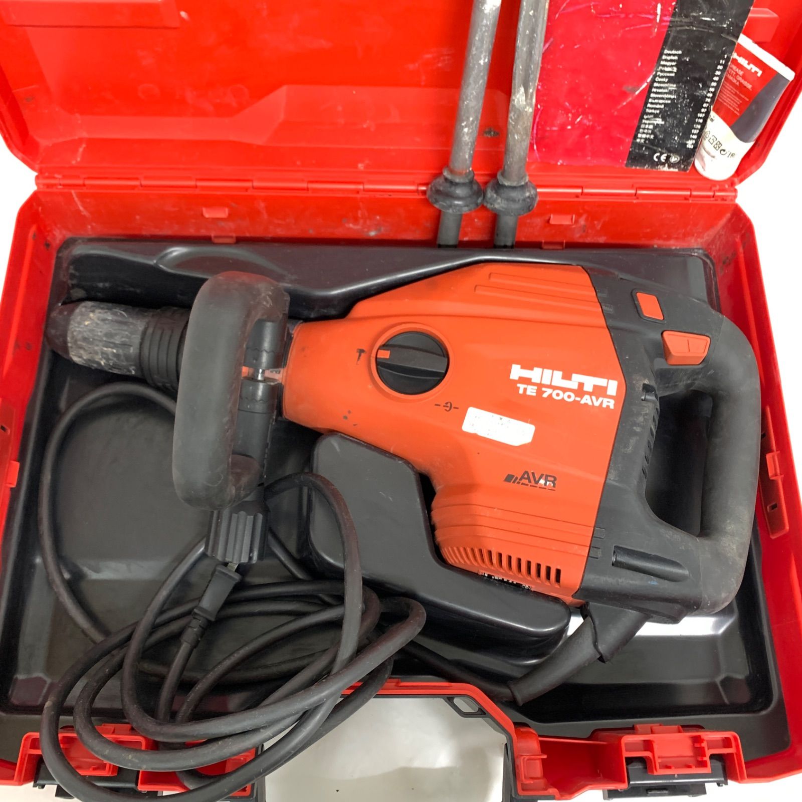 中古】ヒルティHILTI ブレーカーハンマー TE700-AVR M80522-16 - メルカリ 中古】ヒルティHILTI ブレーカーハンマー TE700-AVR M80522-16 - メルカリ