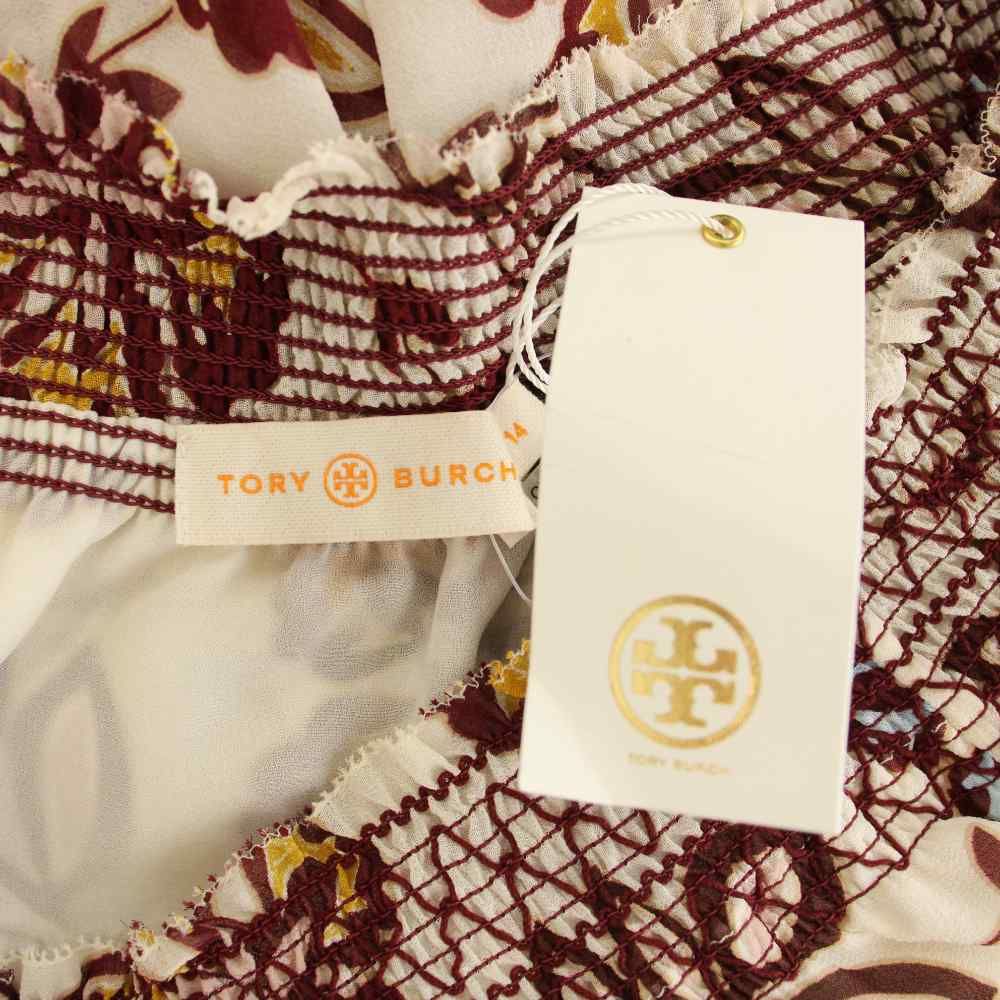 トリーバーチ TORY BURCH タグ付き シャツ ブラウス 長袖 花柄