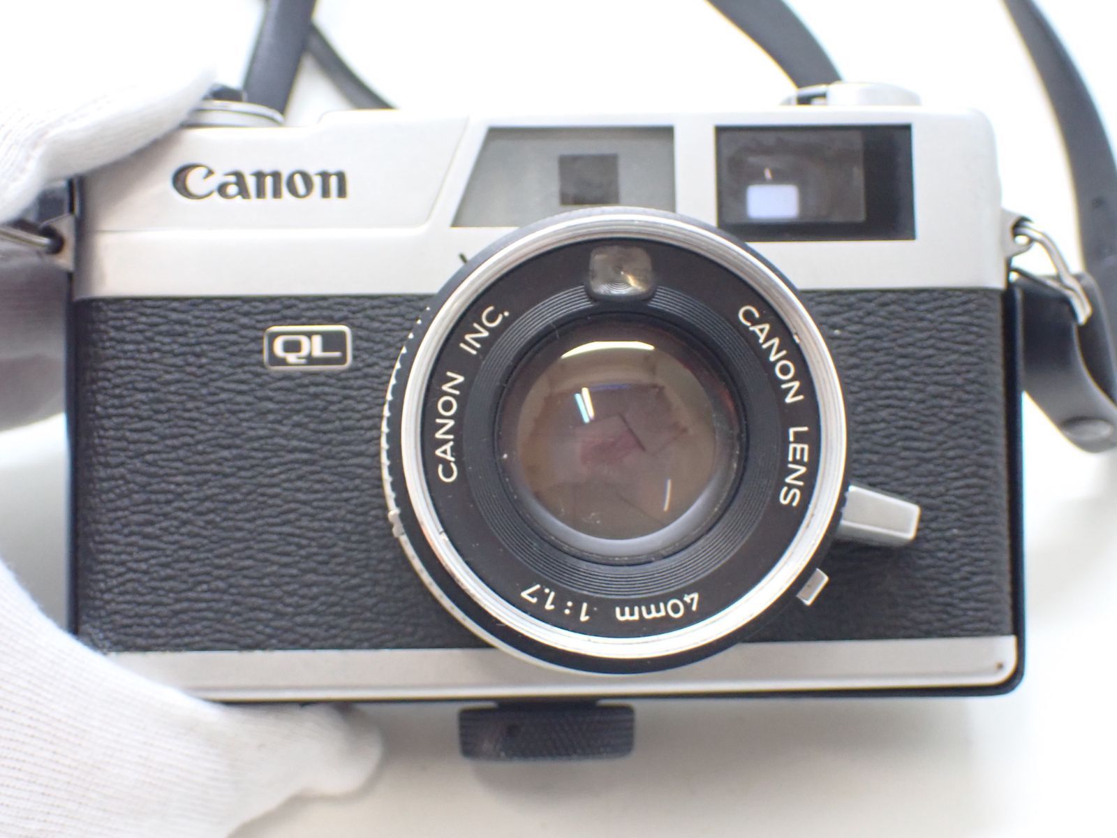 55838】 ☆ Canonet QL17 フィルムカメラ 40mm F1.7 CANON 動作未確認