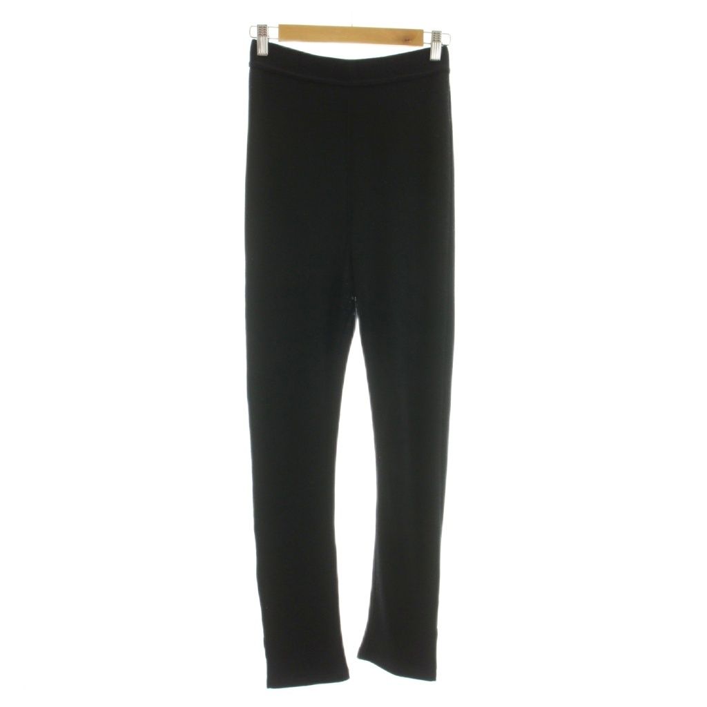 ドゥーズィエムクラス DEUXIEME CLASSE Jersey Slit Leggins レギンス リブニット イージー ウール 黒 ブラック 18070500717130 /KU