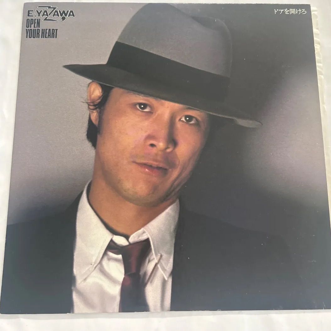 中古LPレコード】矢沢永吉 シングルレコード ドアを開けろ (OPEN YOUR