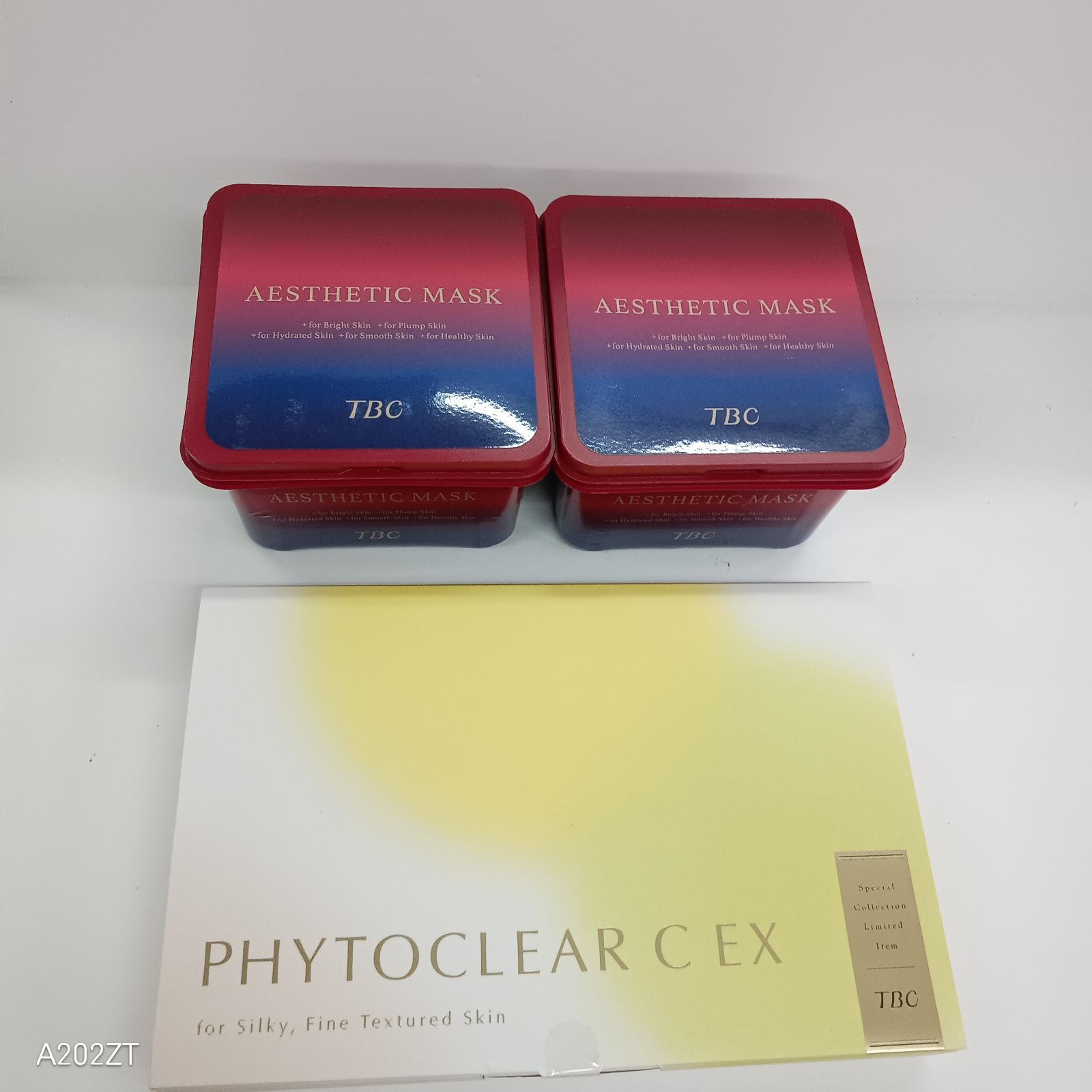 T3491 D TBC エステティックマスク 32枚入×2箱・TBC フィトクリアC EX 6セット入 計3点セット
