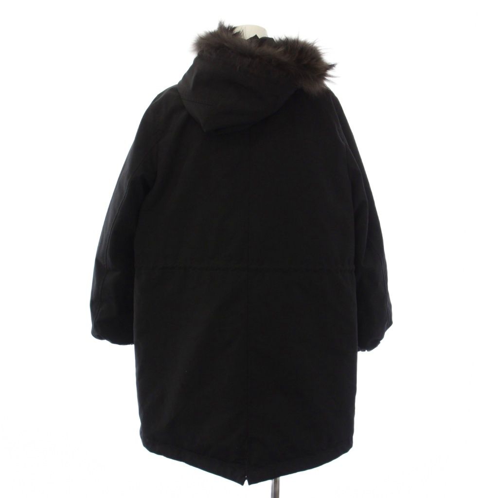 23区 オンワード樫山 19AW ダウンコート ロング ジップアップ フード