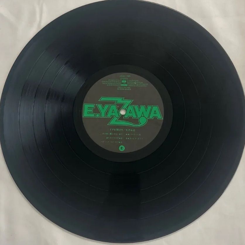 中古LPレコード】矢沢永吉 シングルレコード ドアを開けろ (OPEN YOUR