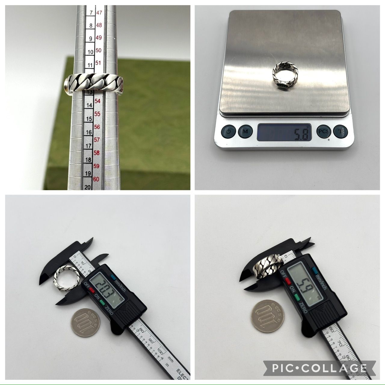 12.5号】GUCCI インターロッキングG エナメル 指輪 リング 5-66-99