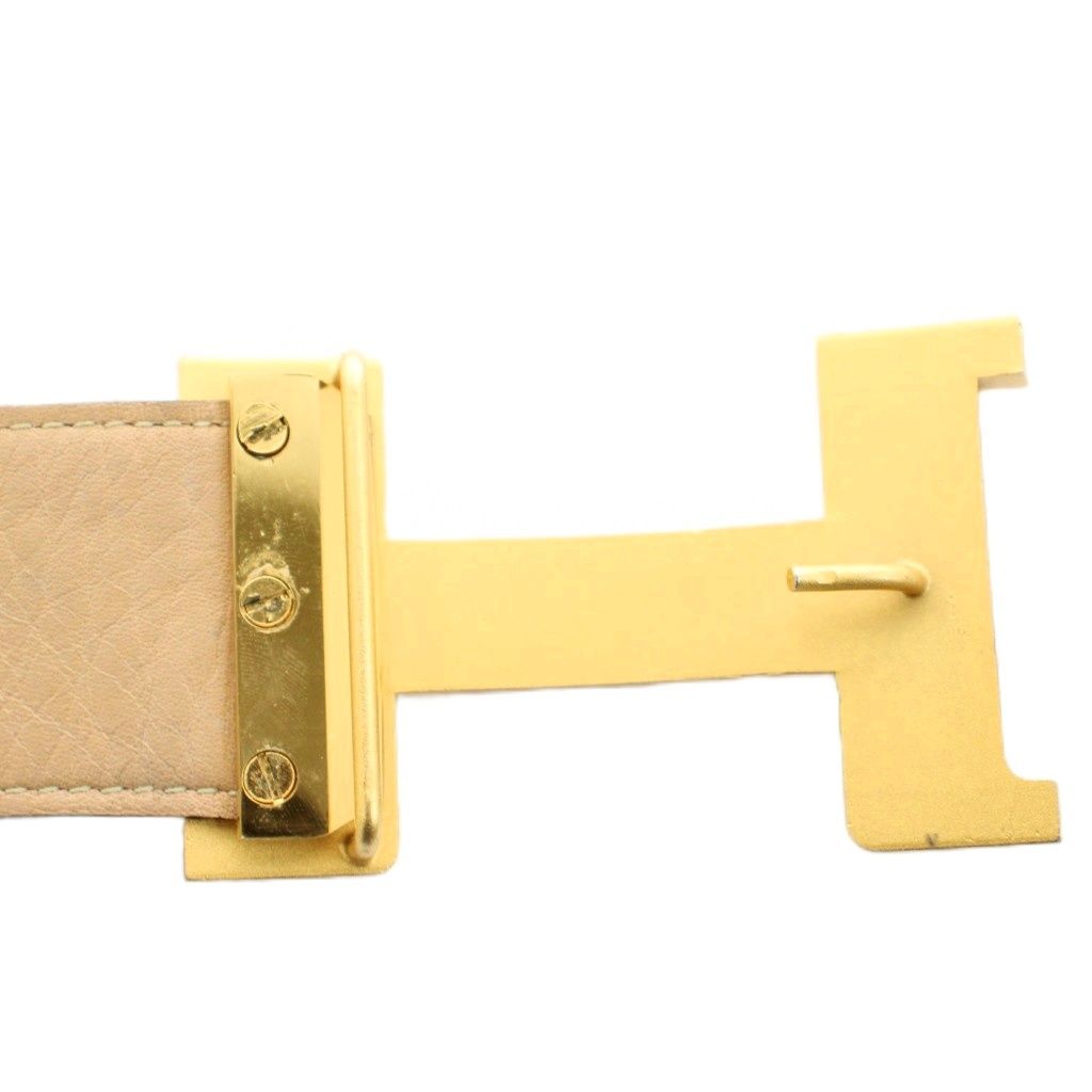 エルメス HERMES コンスタンス Hベルト レザー ゴールド金具 ◯H刻印