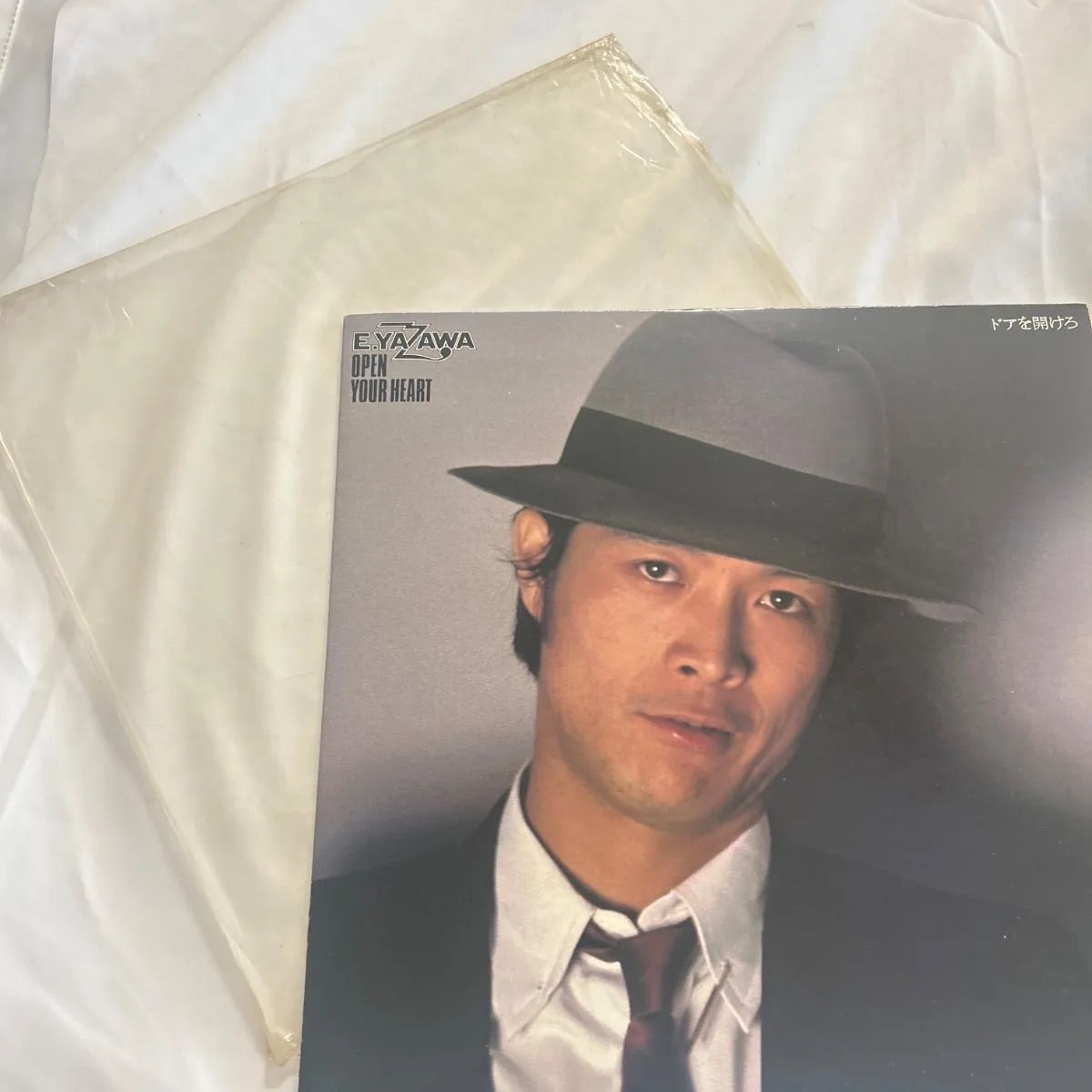 中古LPレコード】矢沢永吉 シングルレコード ドアを開けろ (OPEN YOUR