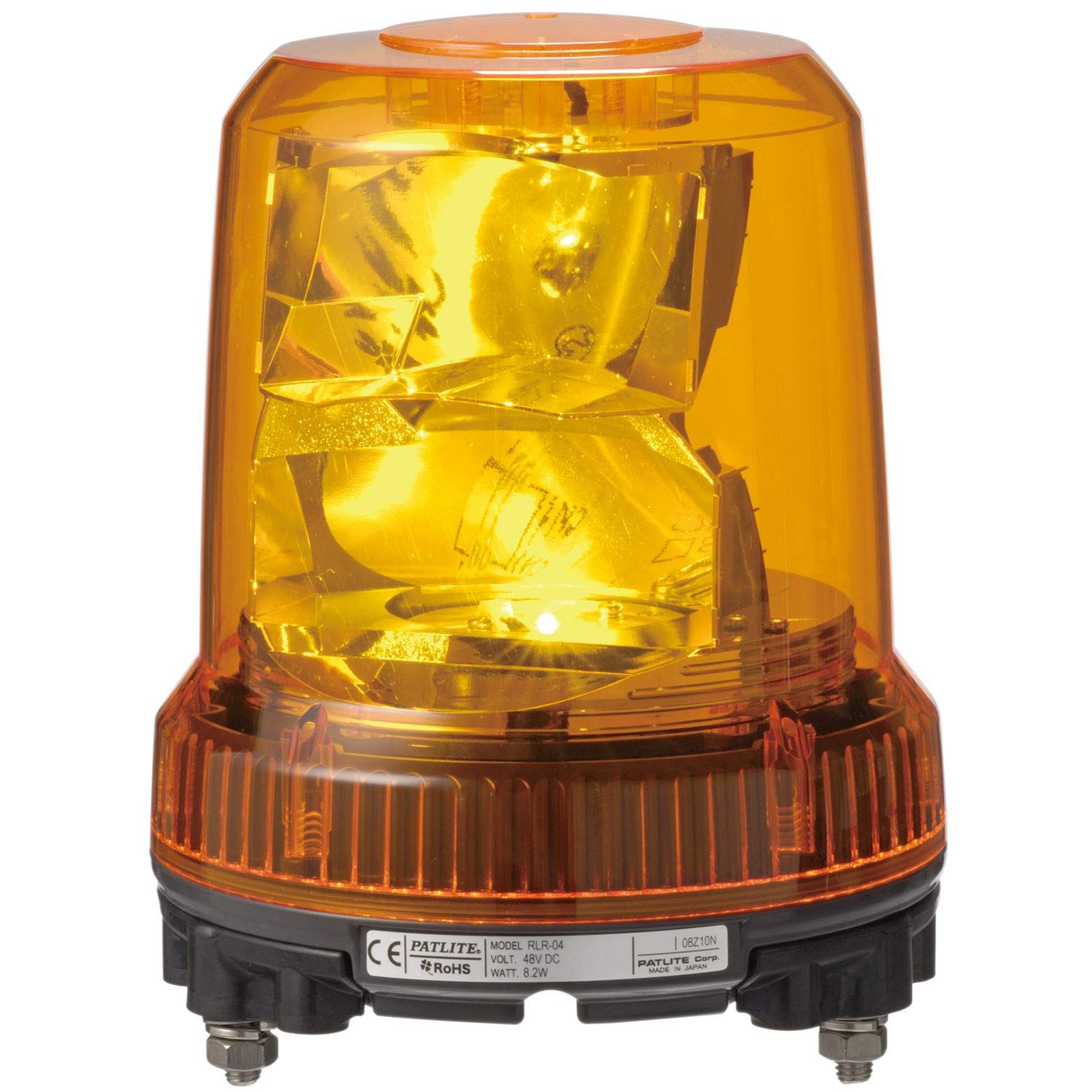 新品 パトライト/PATLITE 強耐振型LED大型回転灯 RLR-M1-Y Φ162 LED 黄色