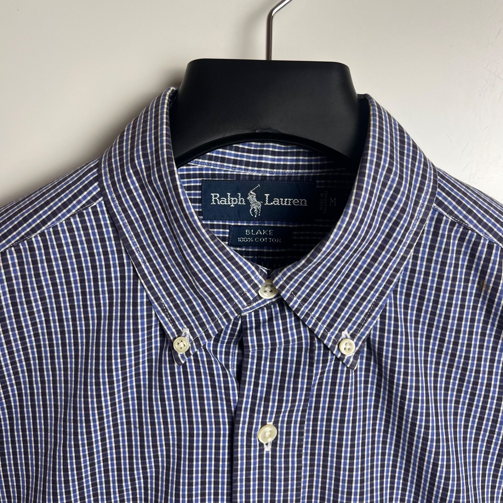 Ralph Lauren 00s VTG BLAKE S/S BD shirts M ラルフローレン ボタン 