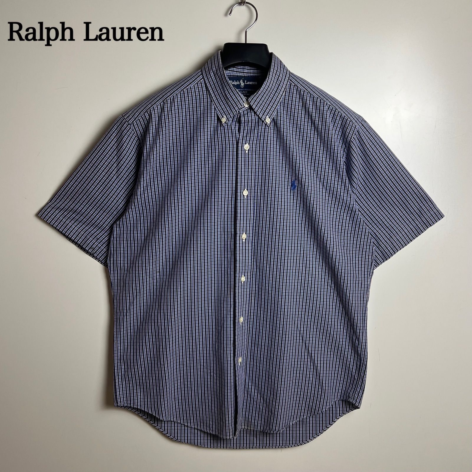 Ralph Lauren 00s VTG BLAKE S/S BD shirts M ラルフローレン ボタン 