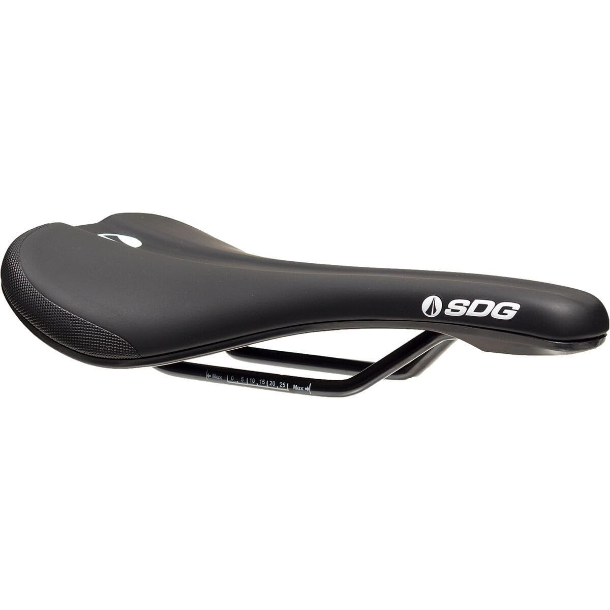 新品 SDG Components Bel-Air V3スチールレールマウンテンバイクサドル 260 x 140mm ユニ 318g ロードグラベル 自転車シート ブラック/ホワイト