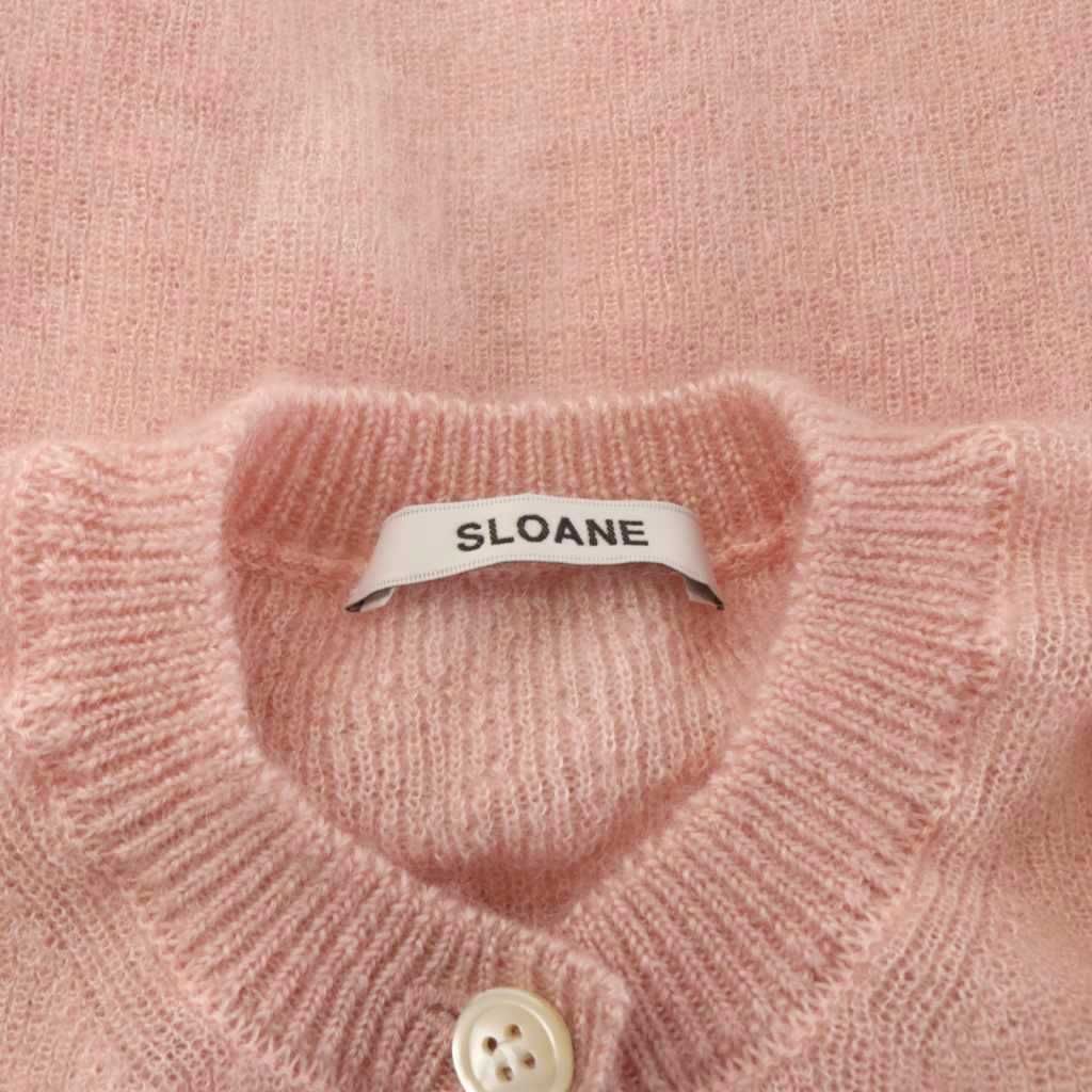 【新品】SLOANE ピンク カーディガン 新品】SLOANE ピンク カーディガン 【公式通販】