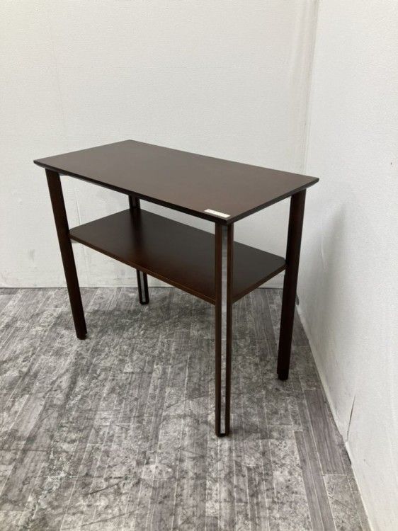 【中古品】オカムラ 電話台 L956FZ W532 ブラウン