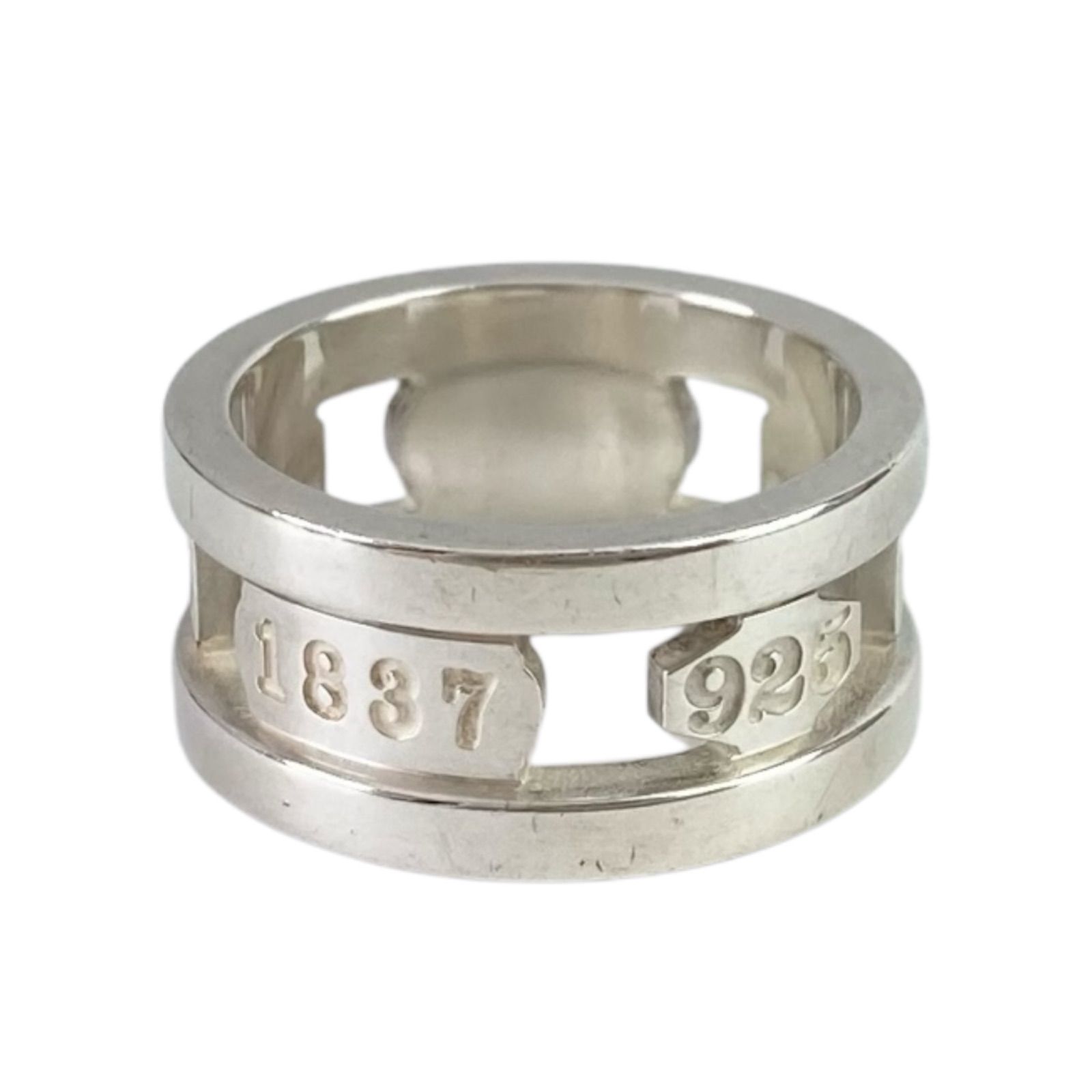 【中古】ティファニー エレメントリング シルバー　925 TIFFANY&Co. ティファニー TIFFANY 1837 エレメントリング 指輪