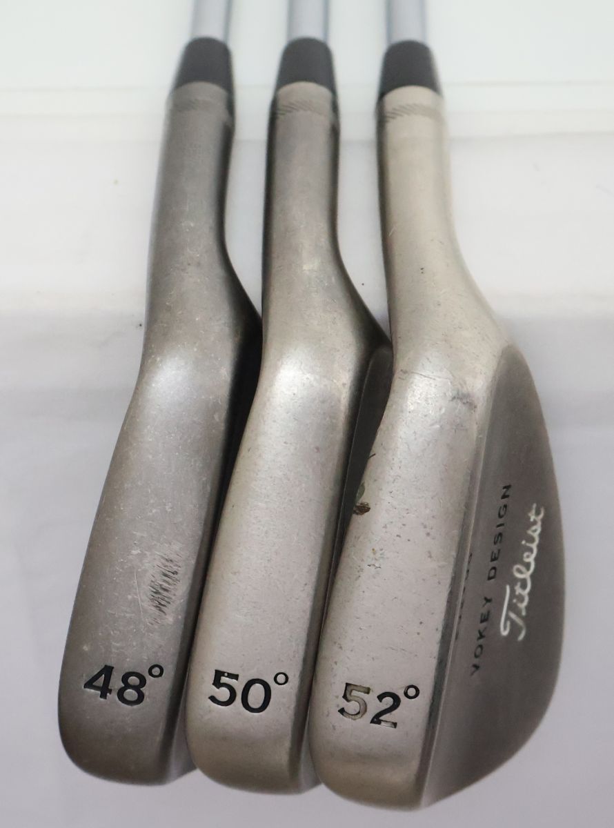 タイトリストボーケイウェッジ3本セット 48° 52° 58° DGs200 ○タイトリスト☆VOKEY DESIGN☆ボーケイウェッジ 200シリーズ 【48