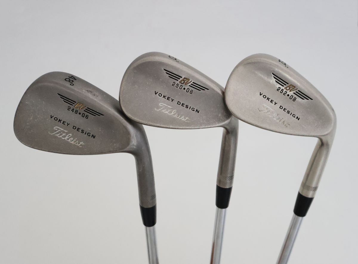 タイトリストボーケイウェッジ3本セット 48° 52° 58° DGs200 ○タイトリスト☆VOKEY DESIGN☆ボーケイウェッジ 200シリーズ 【48