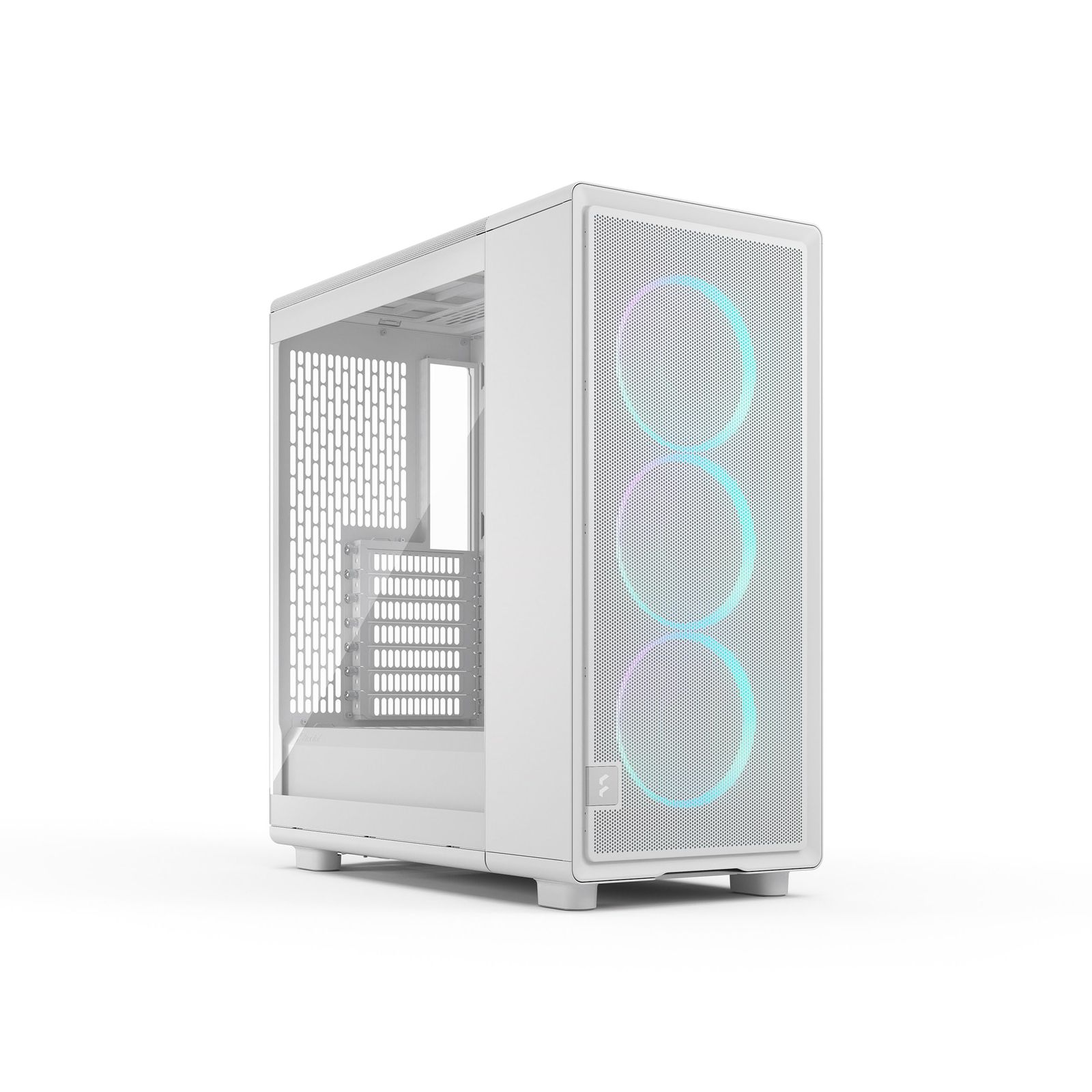 Epoch - Fractal Design Case White RGB Tempered Clear ATX PC Mid 