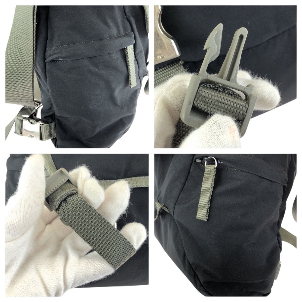 PRADA SPORTS プラダスポーツ スポーツライン ブラック グレー 