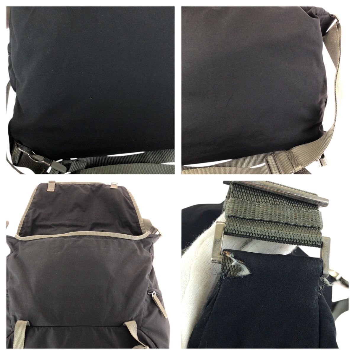 PRADA プラダスポーツ　バッグ グレー ナイロン製 プラダスポーツ PRADA SPORT ナイロントートバッグ グレー ショッパー