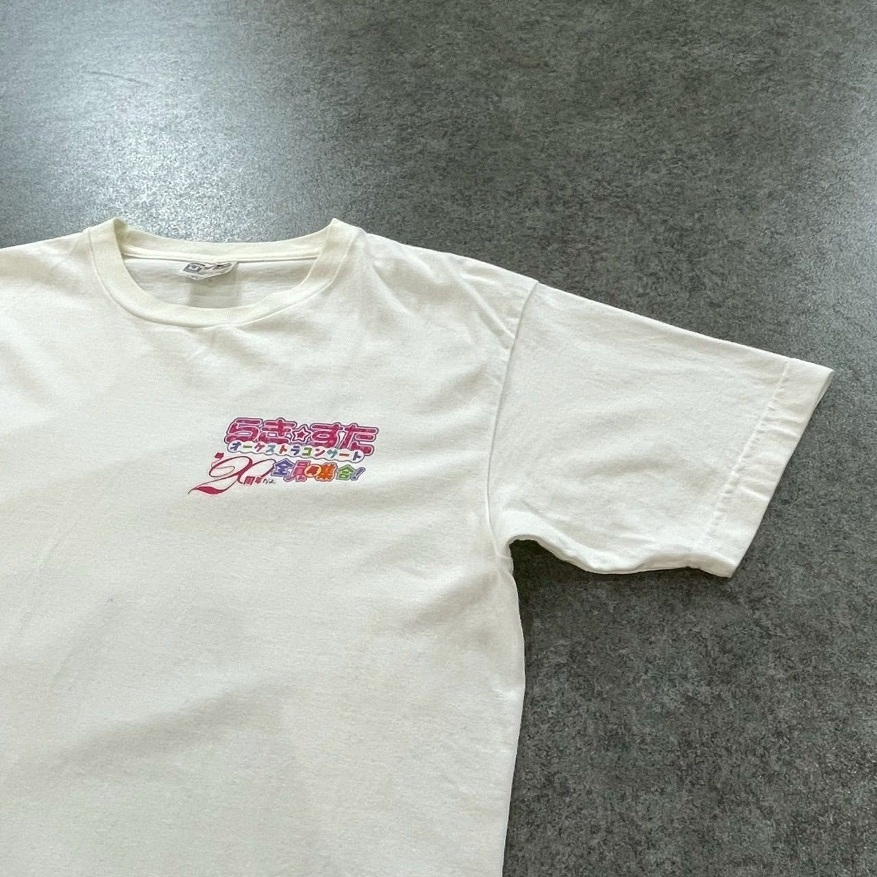 らき☆すた オーケストラコンサート 20周年 全員再集合 半袖 Tシャツ