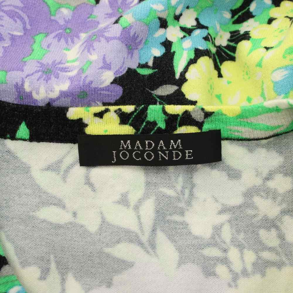 マダムジョコンダ MADAM JOCONDE カーディガン ニット 38 マルチカラー