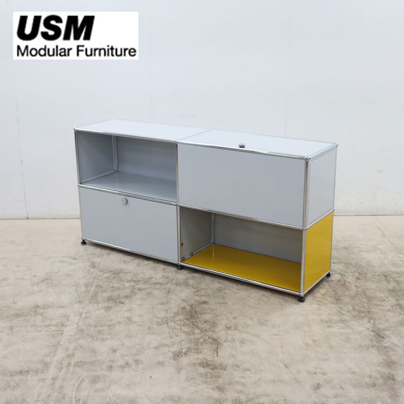 ◇USM Haller System◇ USMハラーシステム 2列2段 キャビネット/サイド
