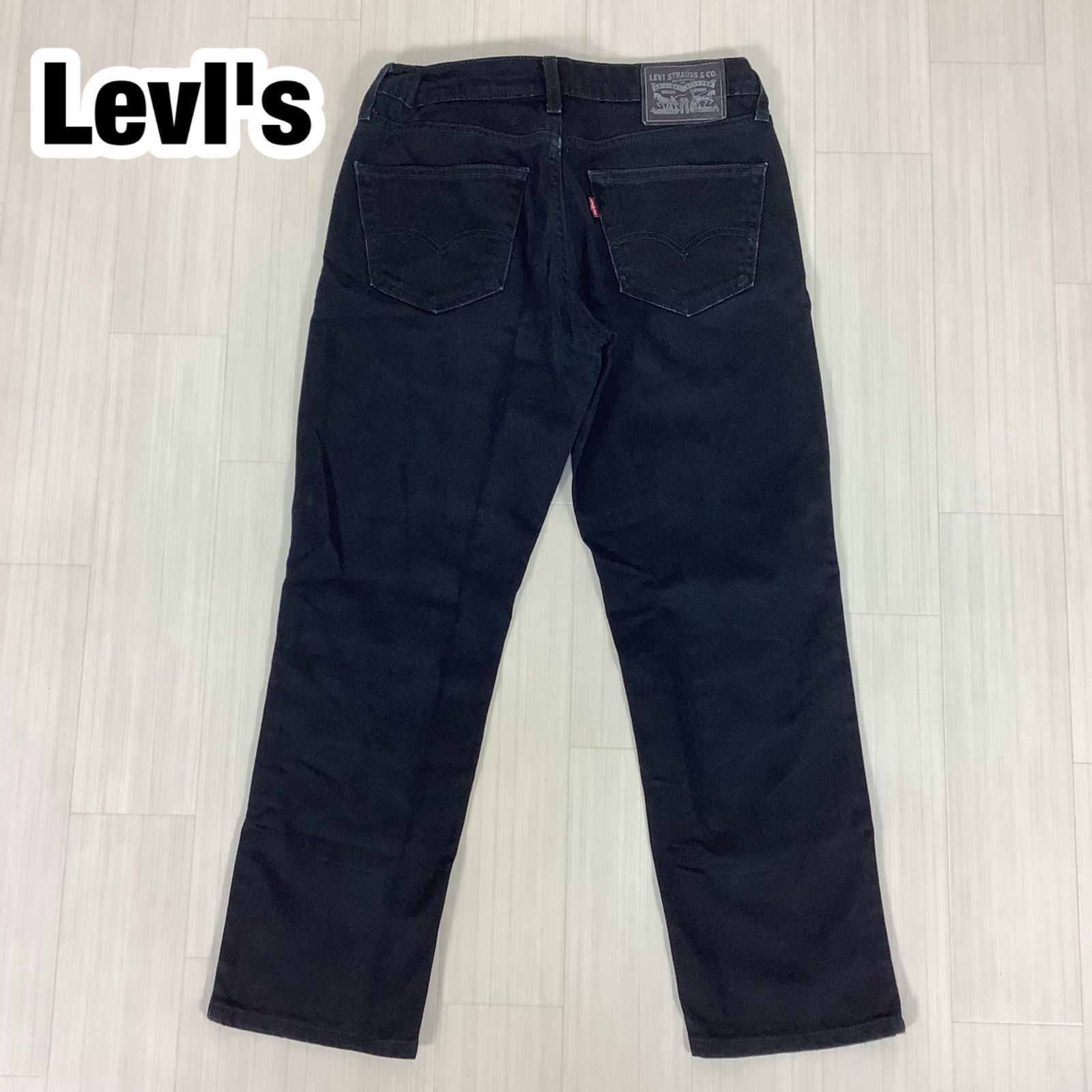 Levi's 501ダメージ加工ブラックデニムW28 L32 Levi's 501ダメージ加工ブラックデニムW28 L32