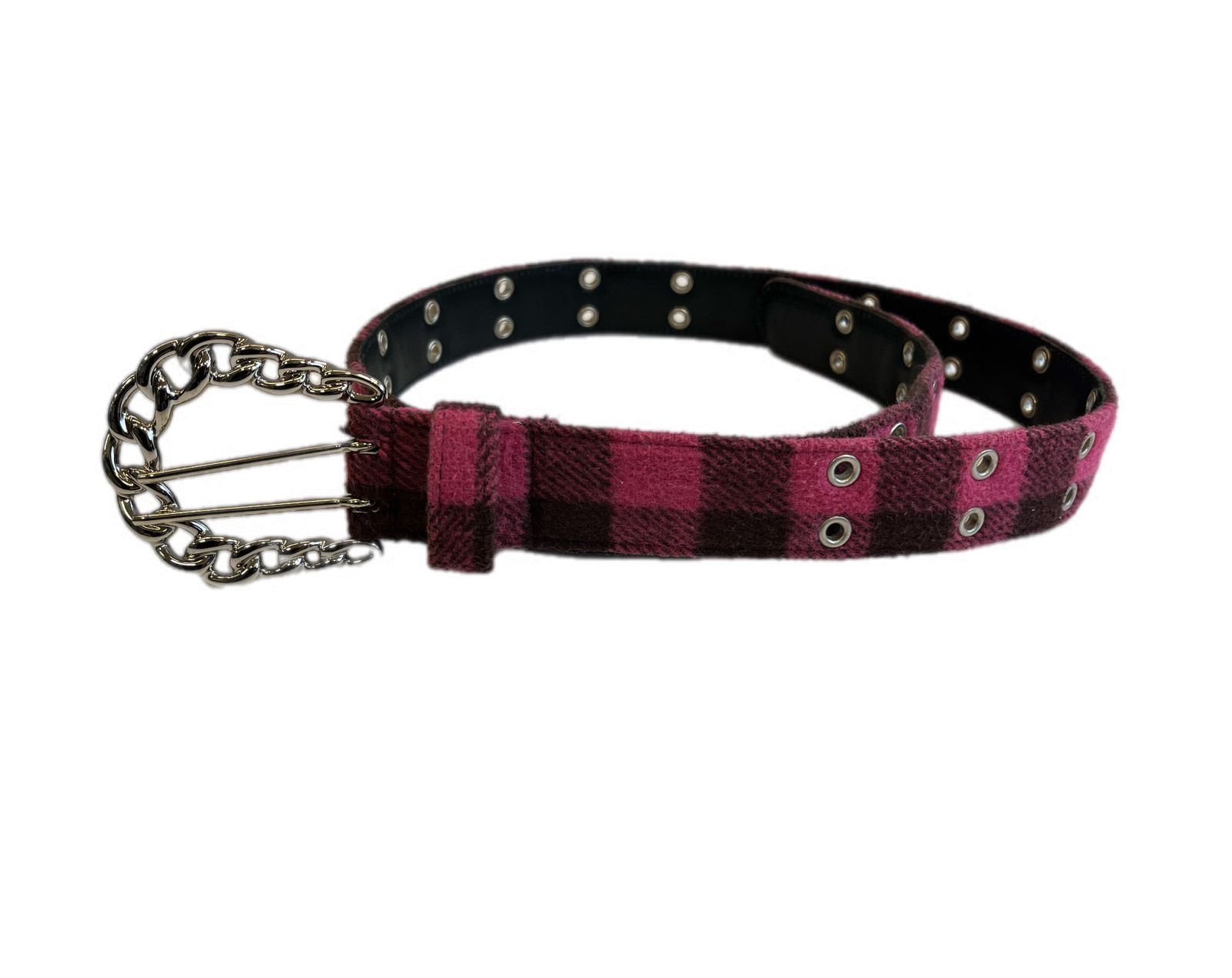 エーエフビー AFB FLANNEL CHECK BELT フランネルチェックベルト