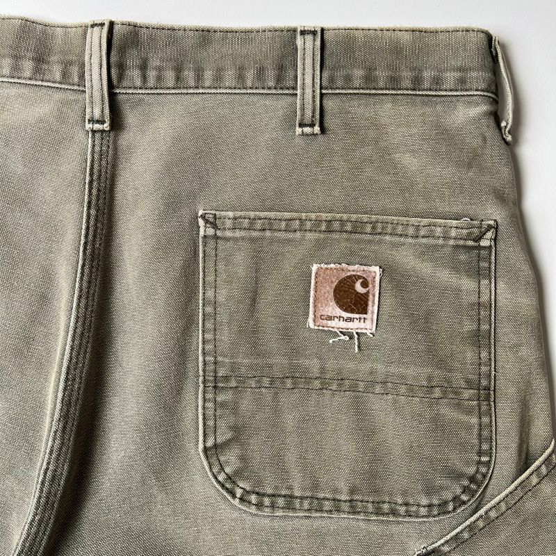 80s 90s USA製 Carhartt コットン ダック ペインター ショート パンツ