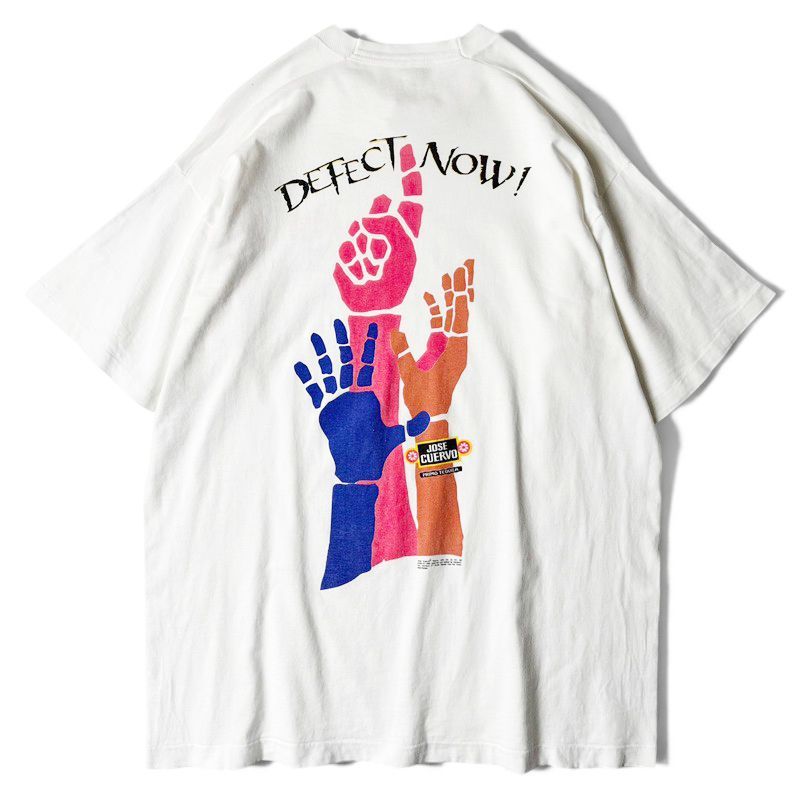 雰囲気系 90s USA製 Jose Cuervo 企業物 アート プリント 半袖 Tシャツ XL / 90年代 アメリカ製 オールド テキーラ ホセ クエルボ シングル 企業