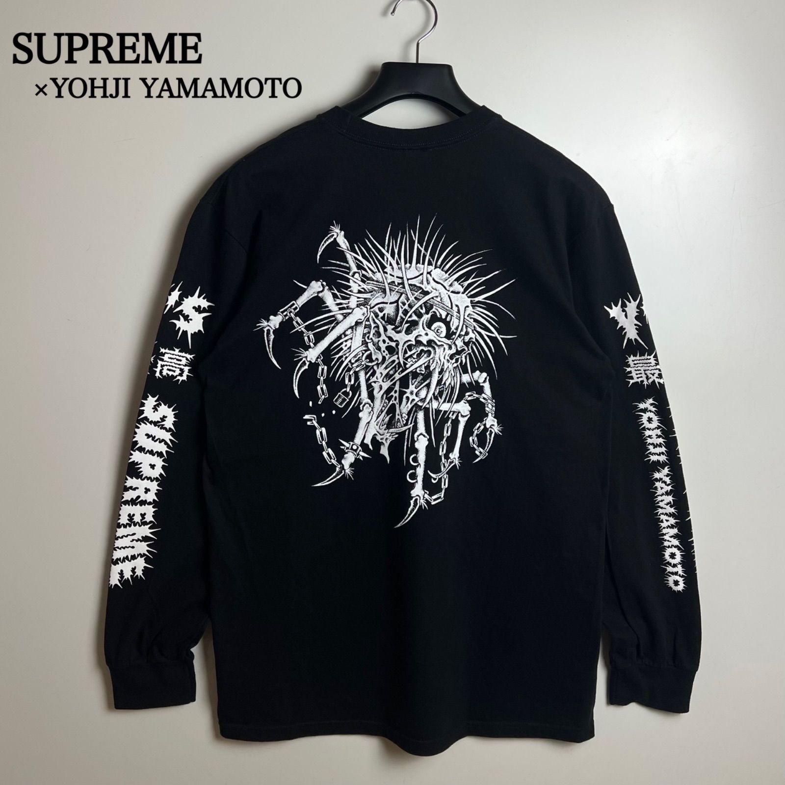 SUPREME Y's YOHJI YAMAMOTO 25AW skull L/S Tee L シュプリーム