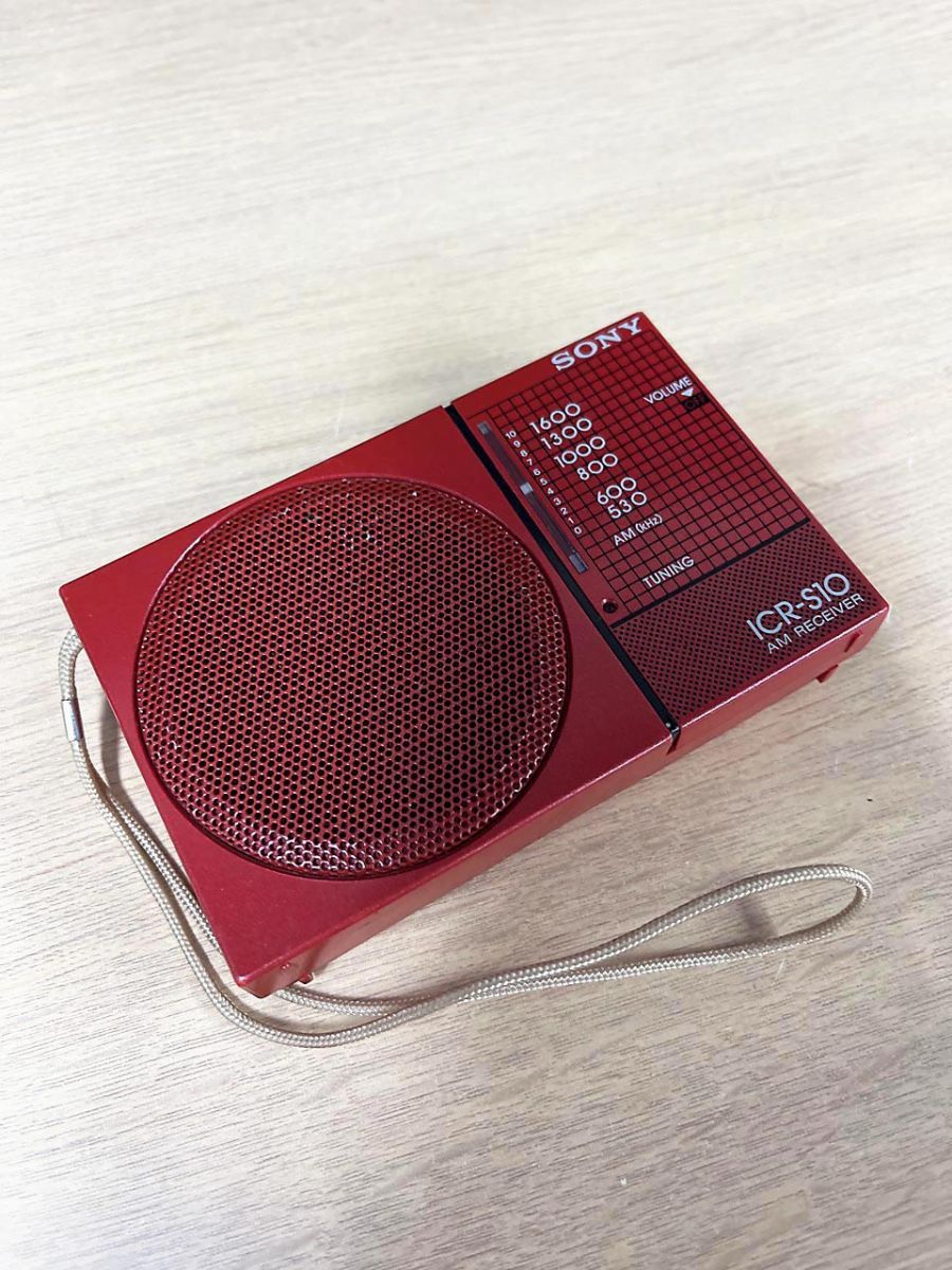 SONY ソニー AM RECEIVER 携帯ラジオ ICR-S10 - メルカリ