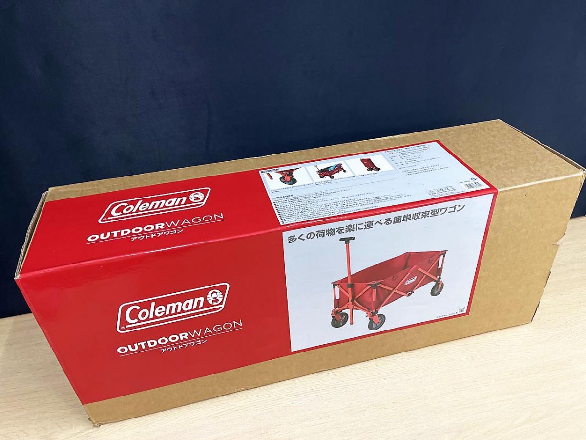 美品】 Coleman コールマン アウトドアワゴン 折りたたみキャリー 