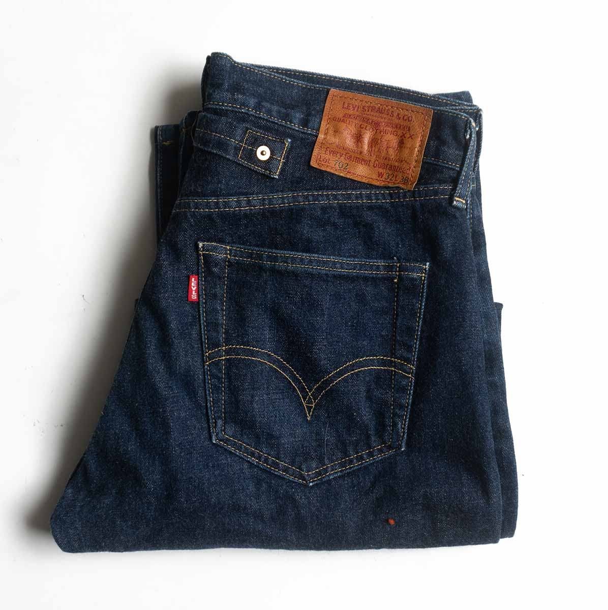 美品/濃紺】 LEVI'S 【 702XX ビッグE デニムパンツ 】32×36 旧日本製