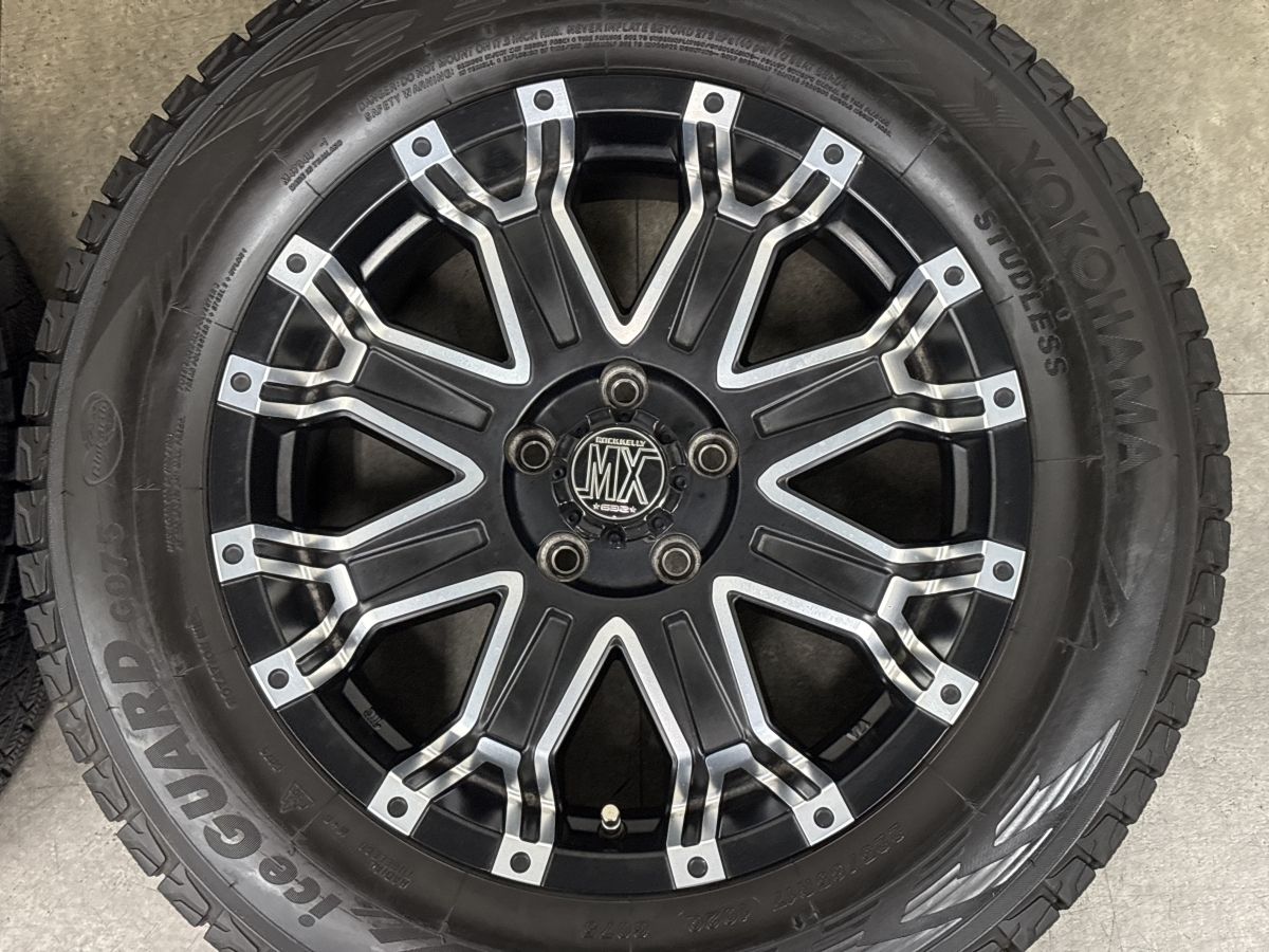 バリ溝 美品】BADX ロックケリー MX-II 17in 7.5J +38 PCD114.3