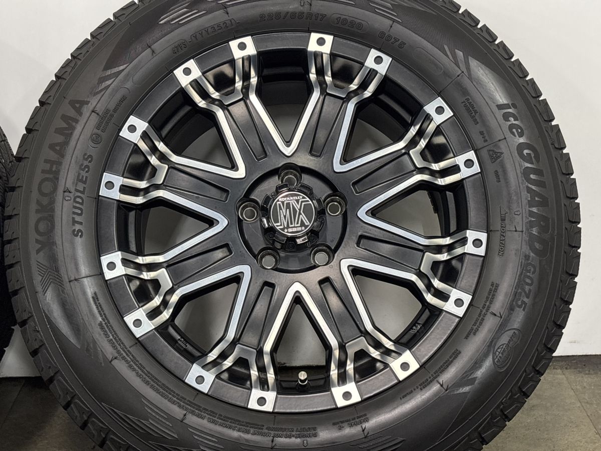 バリ溝 美品】BADX ロックケリー MX-II 17in 7.5J +38 PCD114.3