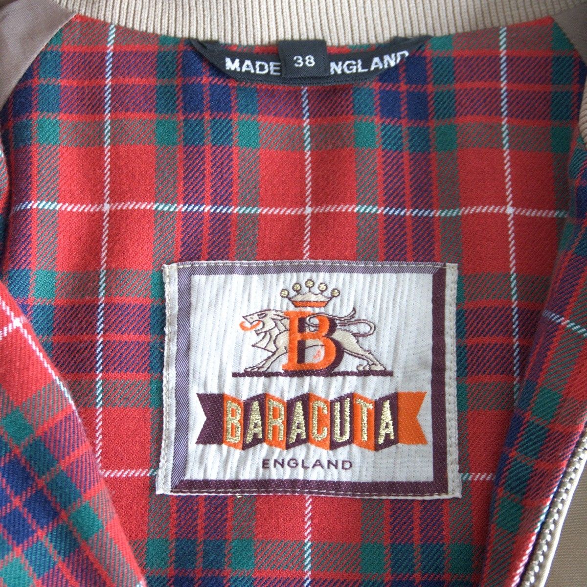 定番】 BARACUTA 【G9 スウィングトップ ハリントンジャケット】 38 