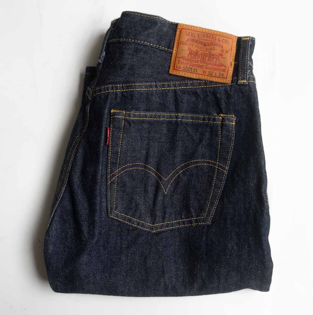 w36 Levi's S501XX 旧日本製 濃紺 大戦モデル 美品濃紺/大戦モデル】 LEVI'S VINTAGE CLOTHING【44501 / S501XX