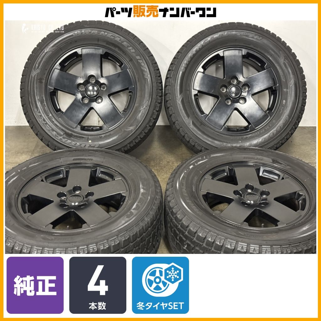 程度良好品】ジープ JK ラングラー 純正 18in 7.5J +44.45 PCD127