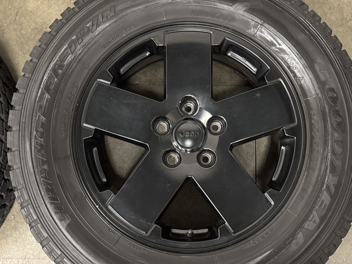 程度良好品】ジープ JK ラングラー 純正 18in 7.5J +44.45 PCD127