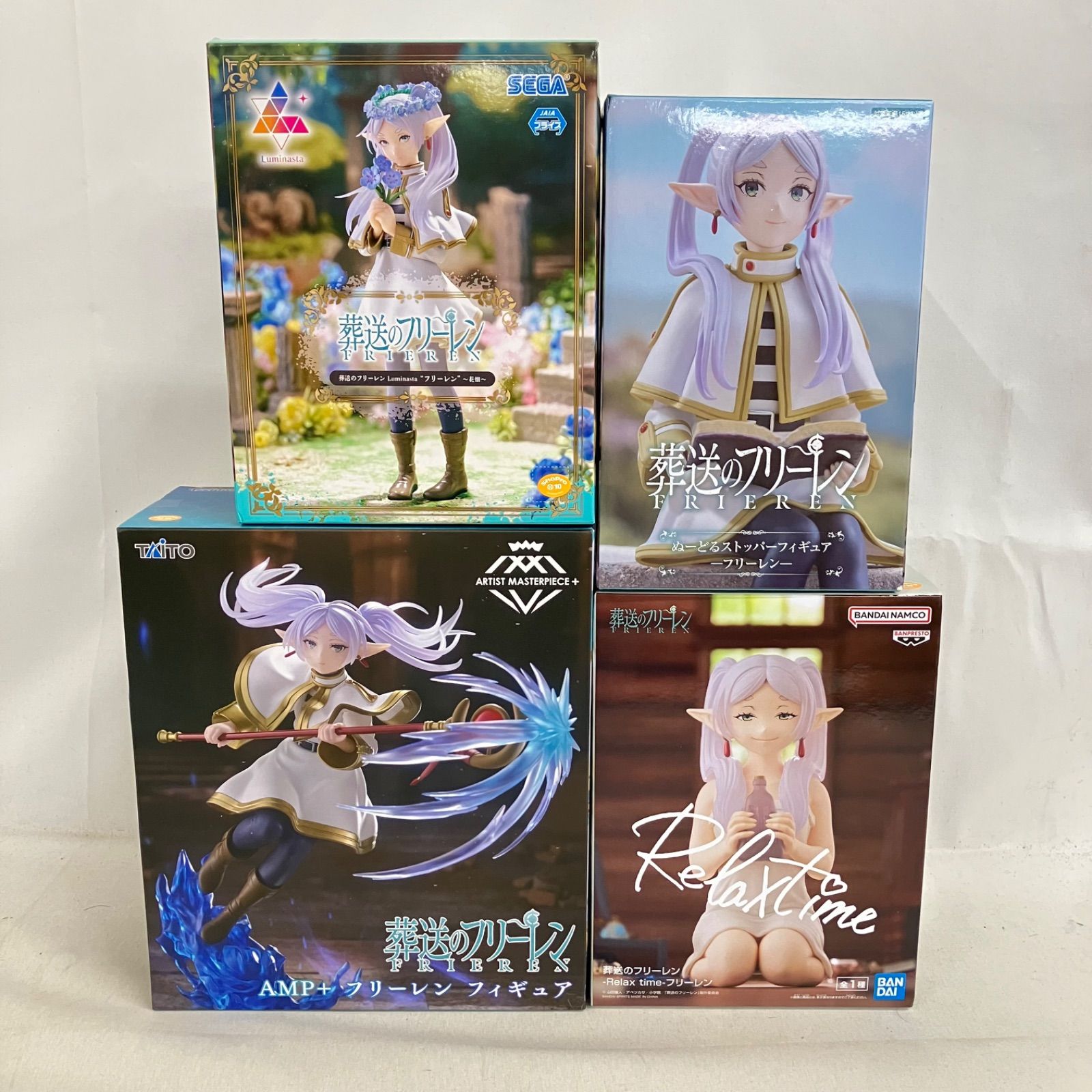 未開封 葬送のフリーレン Luminasta 他 フリーレン フィギュア 4個 